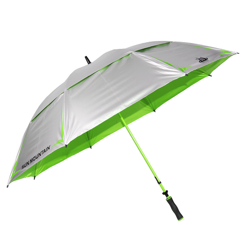 Sun Mountain Silver Series Golf Umbrella - Manual 68" Double Canopy