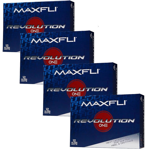 Maxfli Revolution One Golf Balls - 48 ball pack (4 Dozen)