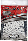 ProActive Premium Sports Hardwood Golf Tees 3.25" 100 count
