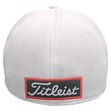 Titleist Tour Sport Mesh Fitted Cap - White/Island Red
