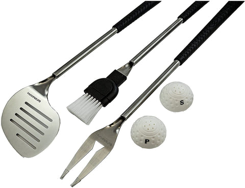 5-Piece Barbecue Set with Golf Club Handles - Golf Gifts & Gallery