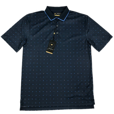 Jack Nicklaus Black Label by Perry Ellis All Over Mini Geo Polo Shirts