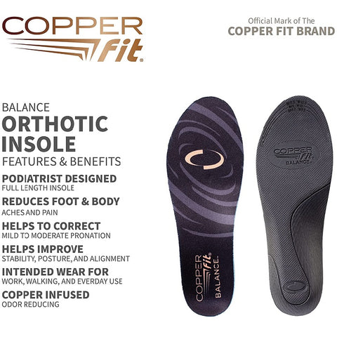 Copper Fit Balance Orthotic Insoles