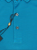 Jack Nicklaus Black Label by Perry Ellis Feeder Stripe Polo Shirts