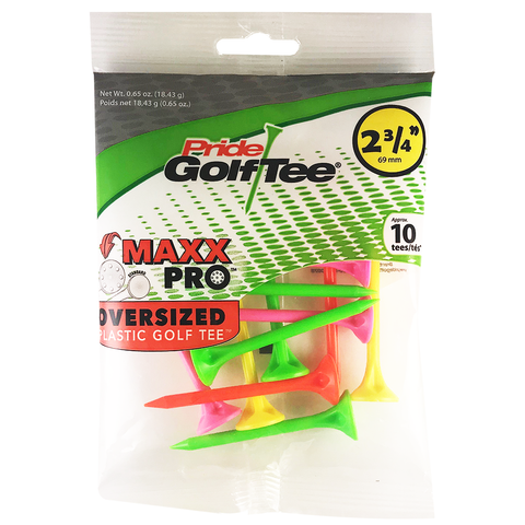 Pride MaxxPro Oversized Plastic Golf Tees