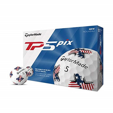TaylorMade TP5 Pix USA Tour Golf Balls