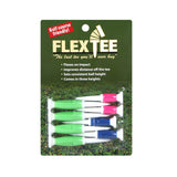 FlexTee Flexible Golf Tees - 8 Pack - Multi Heights