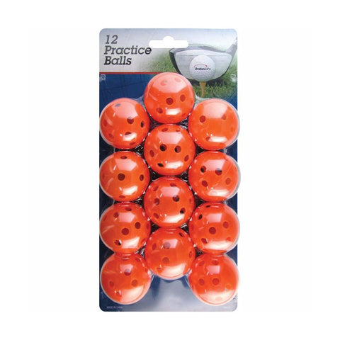 Intech Golf Practice Balls with Holes (12 Pack)
