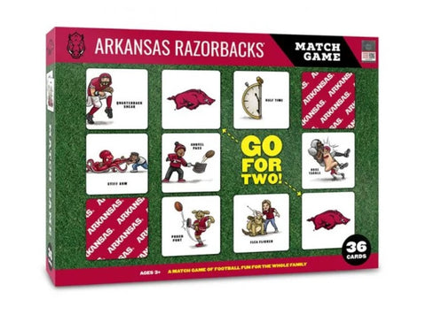 You the Fan! SEC Collegiate Arkansas Razorbacks Memory Match Game